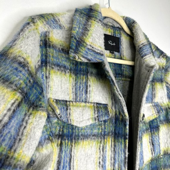 RAILS x Revolve Turner Jacket in Lime Cobalt Smoke‎ Sz S - Picture 5 of 13
